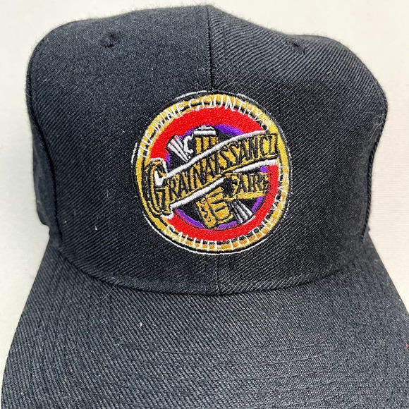 Vintage Beer Festival Hat Cap Snapback Black Grainaissance Faire Oktoberfest 90s - Picture 3 of 6